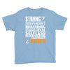 Strong Independent Motivated Aries Youth Tee