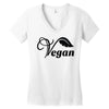 vegan Women's V-Neck T-Shirt