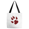 animal feet Tote Bags
