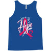 breast cancer awareness hope ribbon heart Tank Top