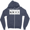 genius Zipper Hoodie