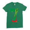 stand with colin Ladies Fitted T-Shirt