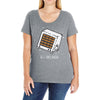 space heater Ladies Curvy T-Shirt