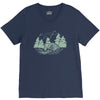 Camping Green V-Neck Tee