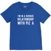 i'm in a serious relationship with pizza V-Neck Tee