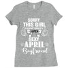 sorry this girl is already taken by a super sexy april boyfriend Ladies Fitted T-Shirt