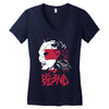 dj blend Women's V-Neck T-Shirt