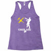 finger guns batle royal gaming Racerback Tank