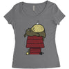 my neighbor totoro 1 Women's Triblend Scoop T-shirt