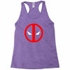 deadpool logo avengers marvel comics gift Racerback Tank