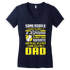 Some People Have To Wait a Lifetime To Meet Their Favorite Softball Women's V-Neck T-Shirt