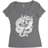 Dragonball Shenron Women's Triblend Scoop T-shirt