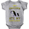 my unicorn ate my homework Baby Onesie