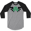 zelda logo treffle trois feuilles 3/4 Sleeve Shirt