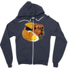 funny full english breakfast, ideal gift or birthday present Zipper Hoodie