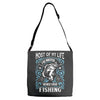 wasted my life Adjustable Strap Totes