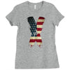 jake paul x american flag Ladies Fitted T-Shirt