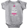 Keep Calm And Wear Pink (For Breast Cancer Awareness) Baby Onesie