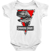 jurassic park raptor natural Baby Onesie
