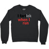 funny i fartlek Crewneck Sweatshirt