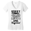 This Girl Is Taken By A Super Sexy April Boyfriend Women's V-Neck T-Shirt