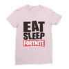 EAT SLEEP FORTNITE Ladies Fitted T-Shirt