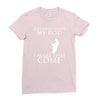 so good with my rod i make fish come Ladies Fitted T-Shirt