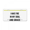 November Girl License Plate