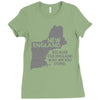 new england, because old england was wicked stupid Ladies Fitted T-Shirt