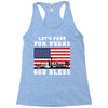 Lets Pray For Vegas, God Bless Racerback Tank