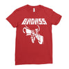 bad ass Ladies Fitted T-Shirt