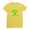 drunky mcdrunkerson Ladies Fitted T-Shirt