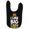 i like big monster cars Baby Bibs