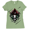 illuminati damage Ladies Fitted T-Shirt