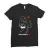 pregnant rex Ladies Fitted T-Shirt