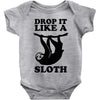 drop like a sloth Baby Bodysuit