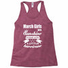 March Girls Are Sunshine Mixed With A Little Hurricane Racerback Tank