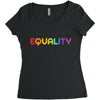 Equality LGBT Women's Triblend Scoop T-shirt