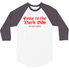 funny t shirt come to the dark side we have cookies rude tee offensive 3/4 Sleeve Shirt