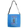 brother of the birthday girl Adjustable Strap Totes