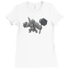 overwatch reinhardt cute Ladies Fitted T-Shirt