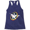 narwhal rainbow stormtrooper Racerback Tank