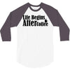 life begins after coffee 3/4 Sleeve Shirt