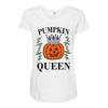 halloween pumpkin queen Maternity Scoop Neck T-shirt