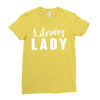 library lady Ladies Fitted T-Shirt