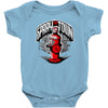 spray the towwn Baby Onesie