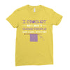 i crochet so i don't choke people save a life, send yarn Ladies Fitted T-Shirt