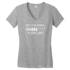 dad to be loading please wait new Women's V-Neck T-Shirt
