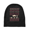 christmas ugly shark Baby Beanies