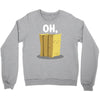 oh hay oh hey girl boy funny pun Crewneck Sweatshirt